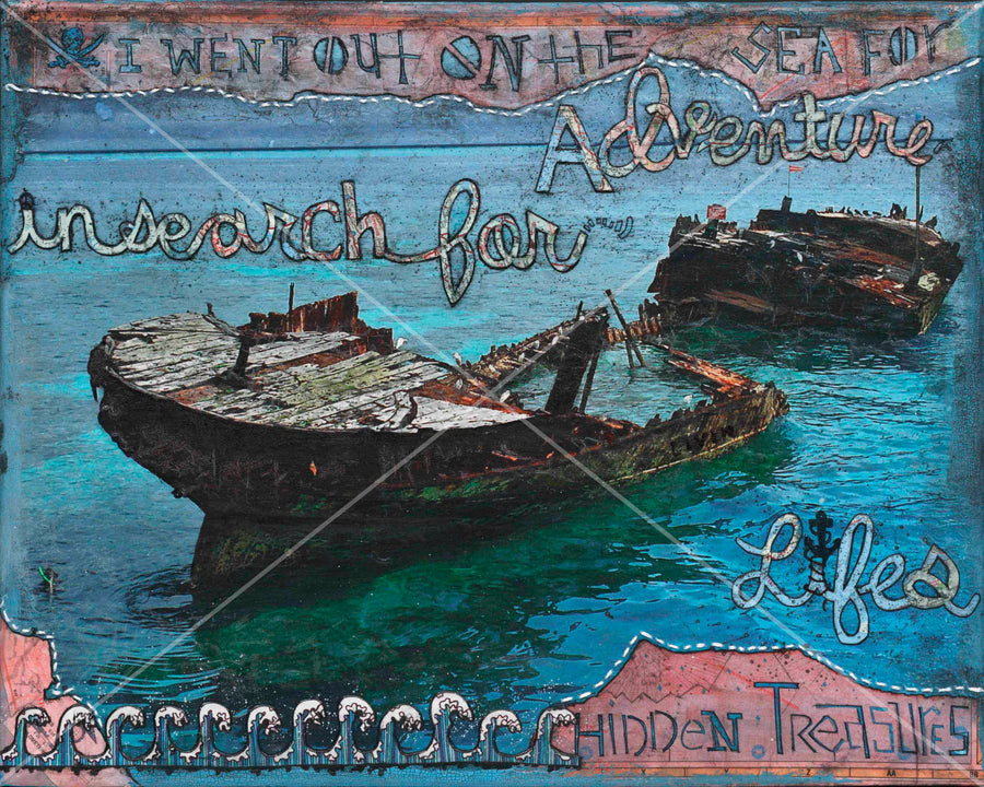Original Artwork- Hidden Treasures LIVIN