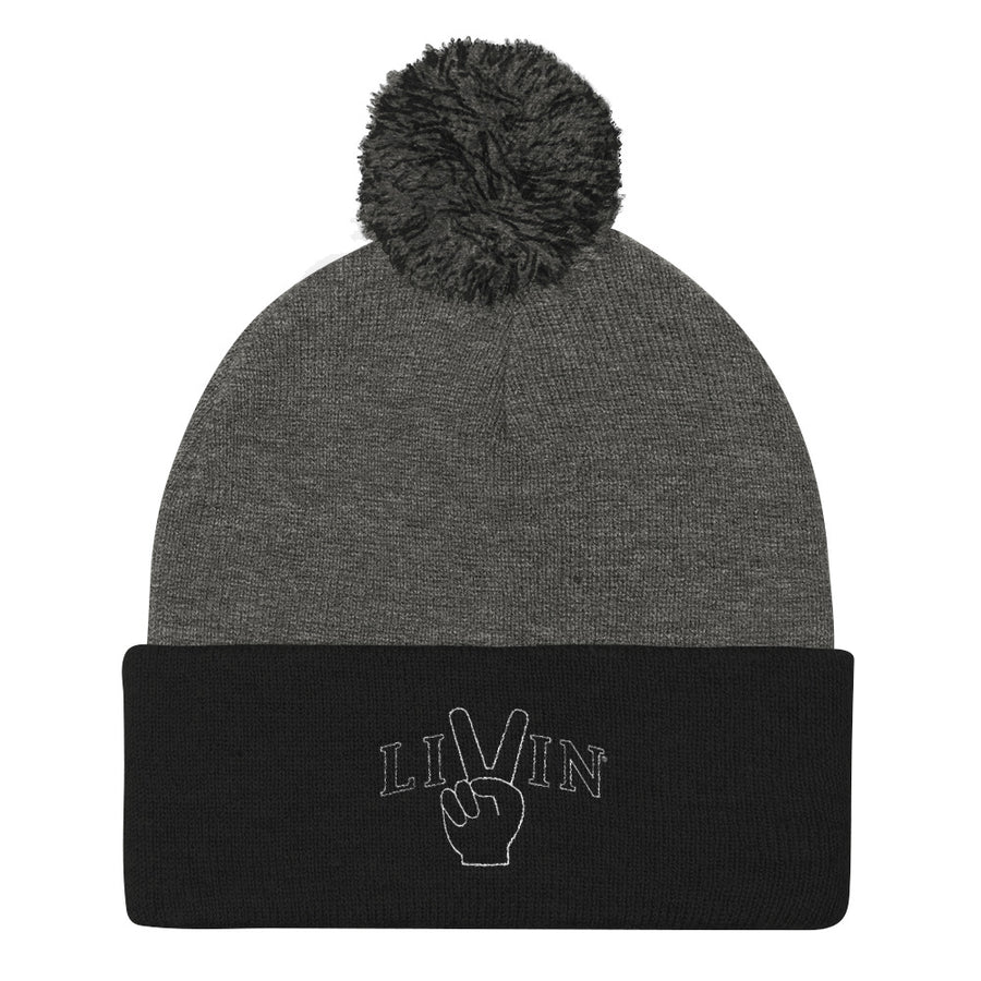 LIVIN Pom Pom Knit Cap