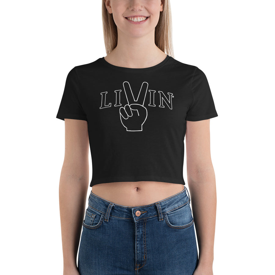 Women’s LIVIN Crop Tee