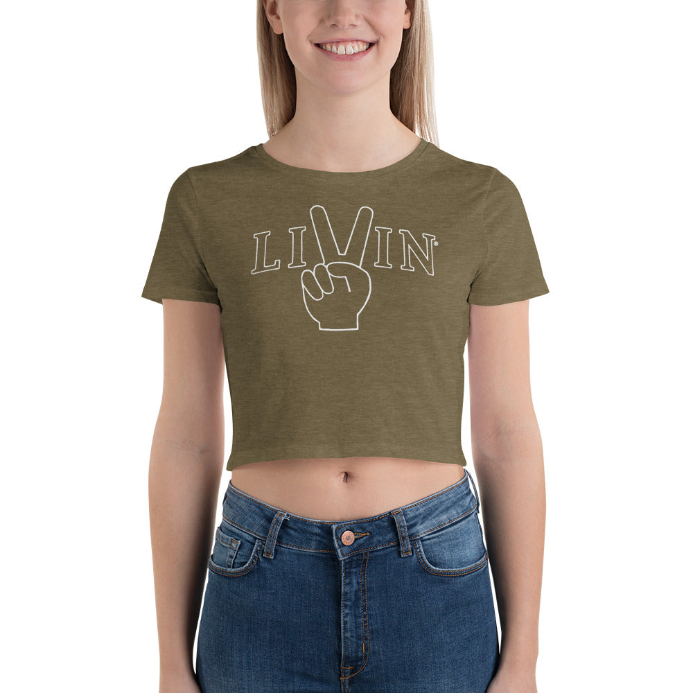 Women’s LIVIN Crop Tee